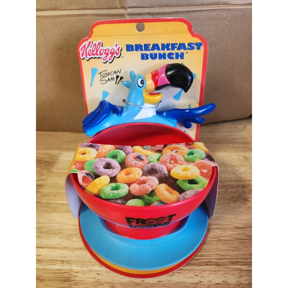 Vintage 2000s Froot Loops Cereal Bowl In Unopened Package